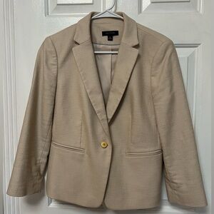 Blazer by Ann Taylor in light tan size 10